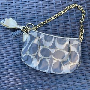 Coach shoulder purse.